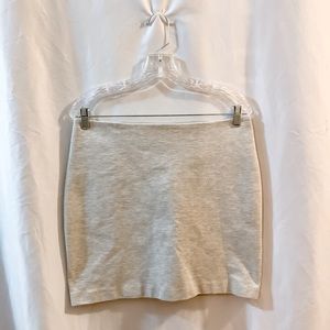 New York & Company Stretch Gray Mini Skirt